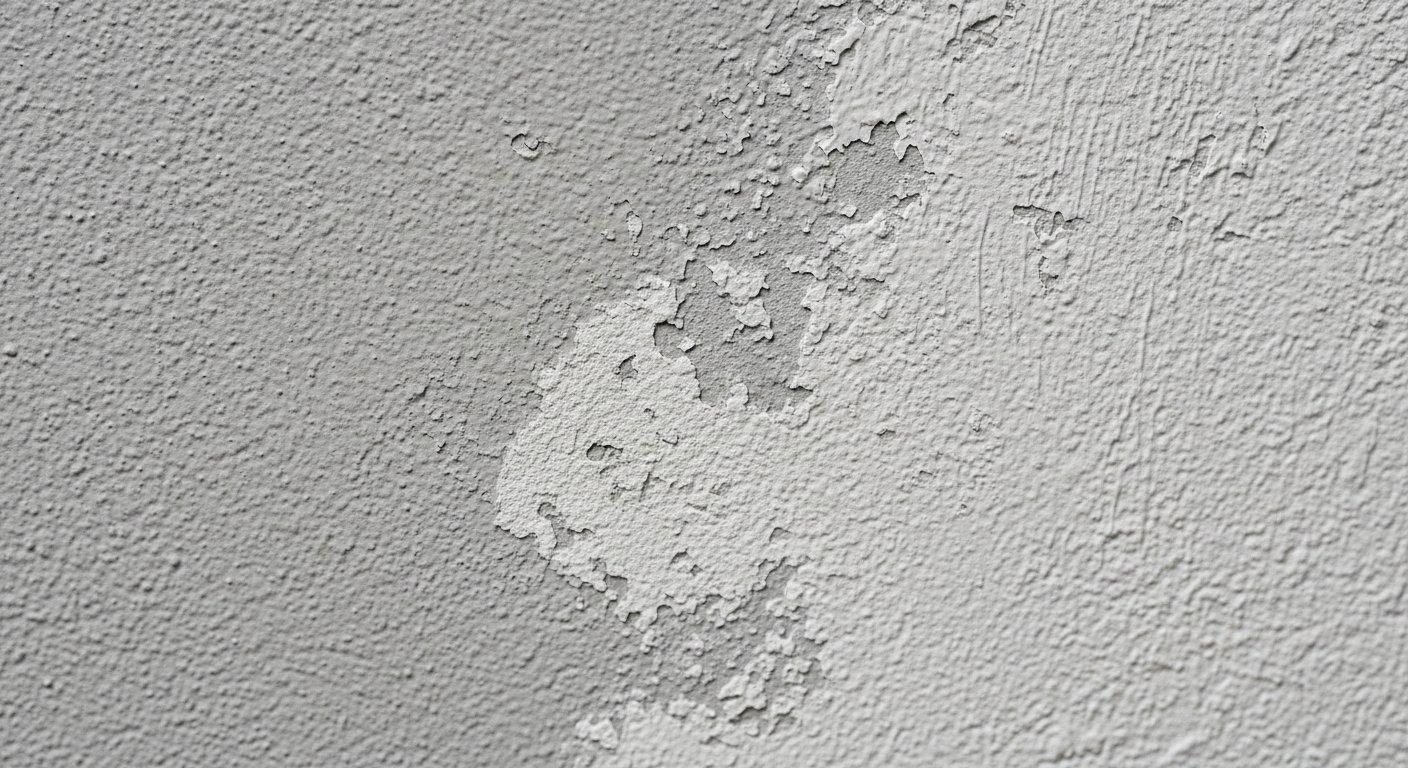 Białe plamy na ścianie po malowaniu – przyczyny i naprawa