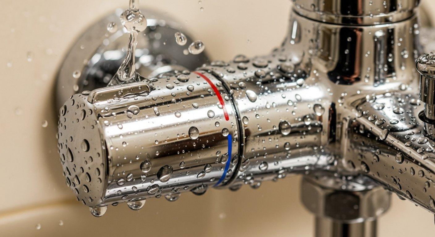 Bateria z termostatem – dlaczego leci tylko zimna woda?