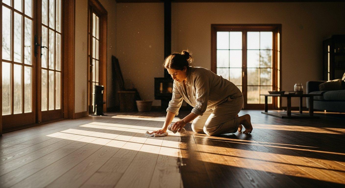 A wide-angle shot of a sun-drenched