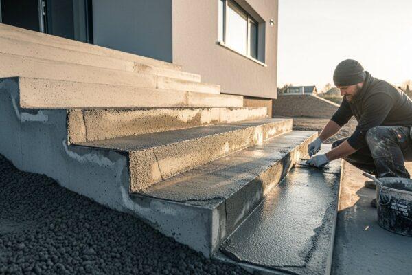 Wide-angle architectural photography of a modern