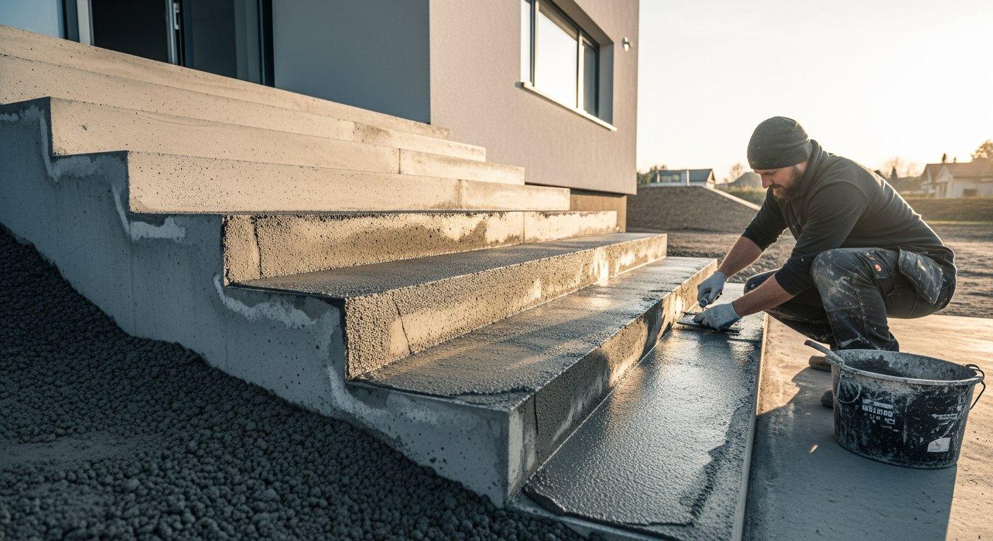 Wide-angle architectural photography of a modern