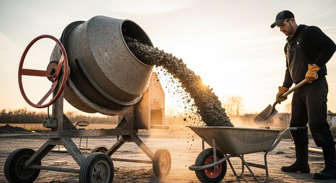 Jak zrobić beton B20 w betoniarce? Proporcje składników