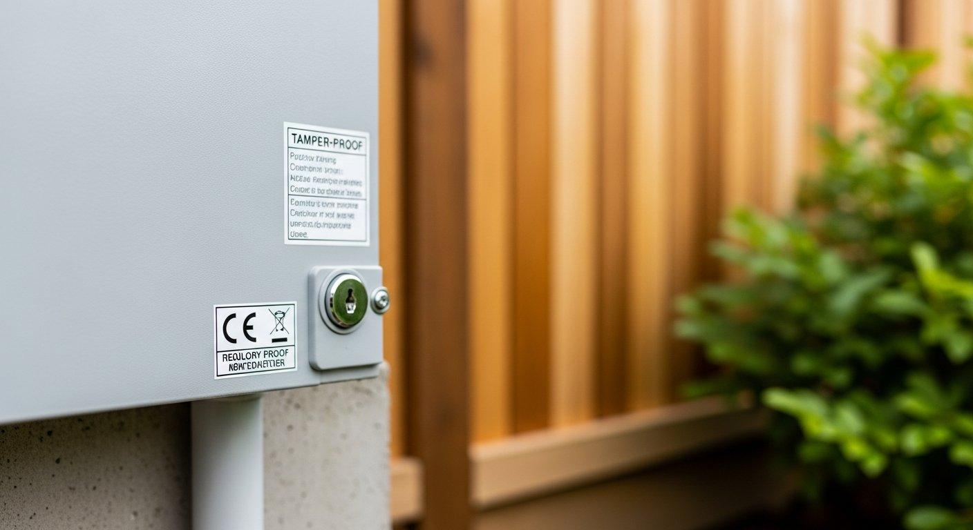 Jaka odległość skrzynki elektrycznej od granicy działki?
