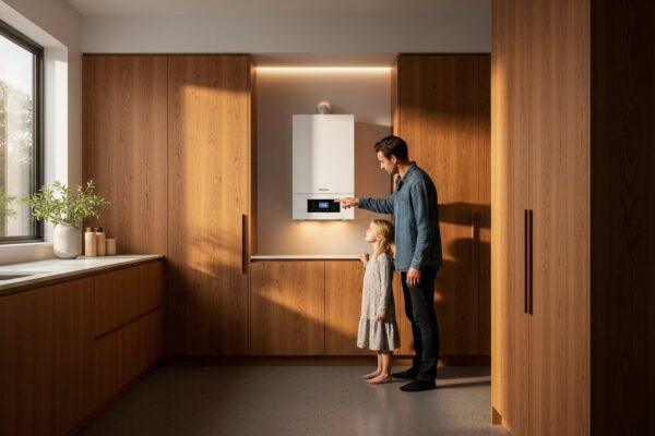 wide shot of a modern