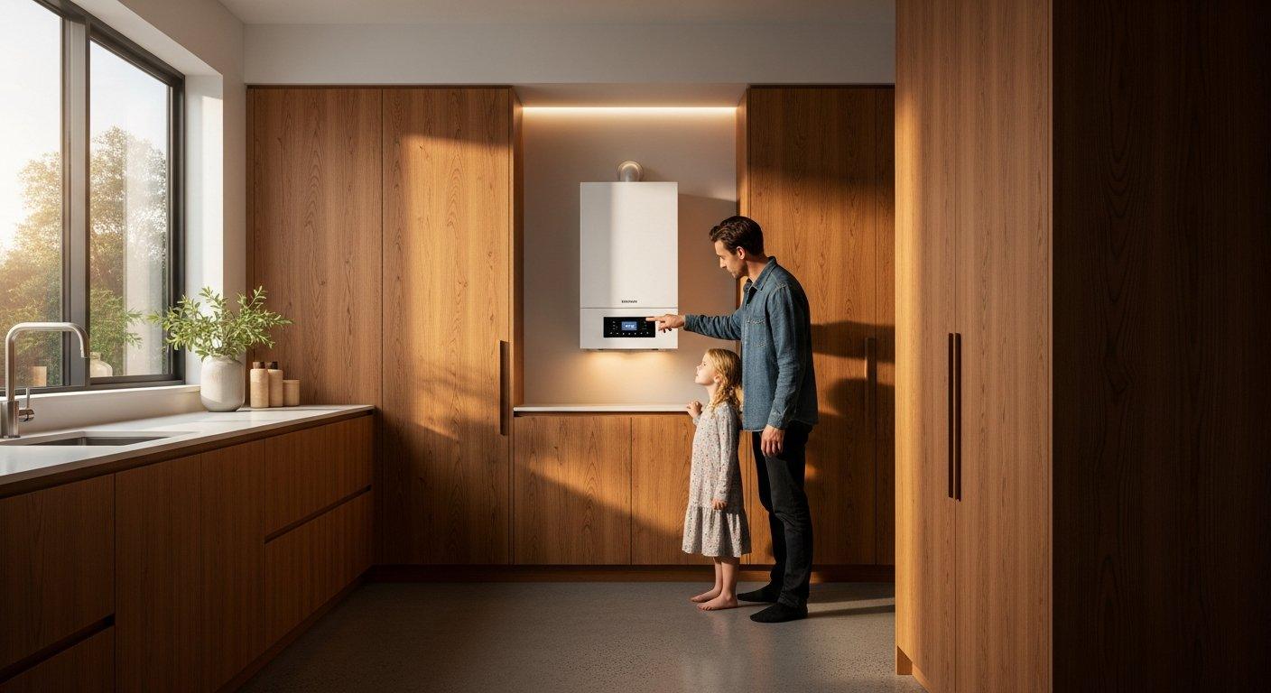 wide shot of a modern