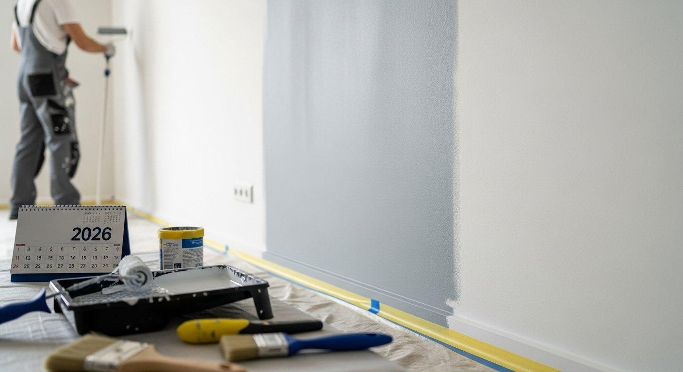 Malowanie ścian – cena za m2 w Warszawie w 2026 roku