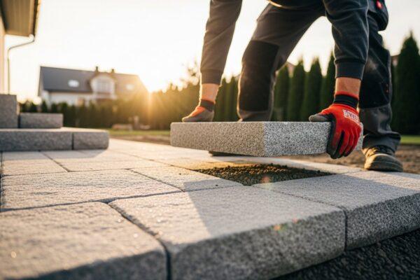 Podbudowa pod schody z kostki brukowej – krok po kroku