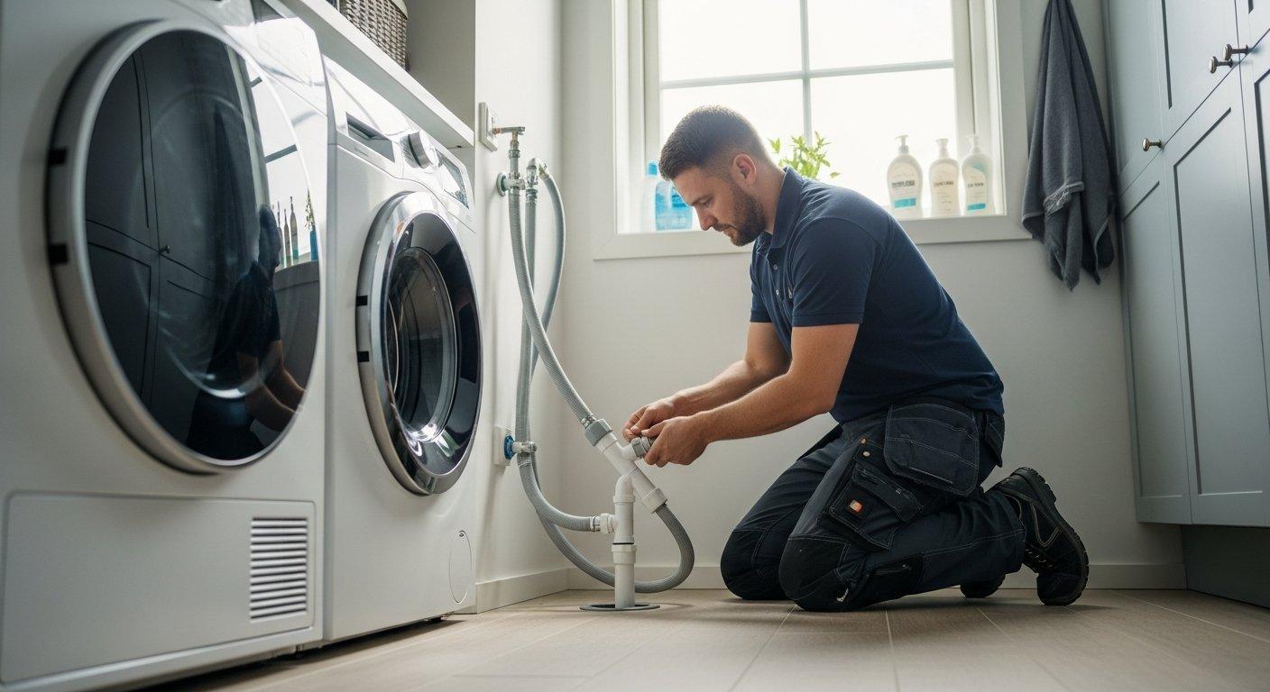 Podłączenie pralki i suszarki do jednego odpływu?