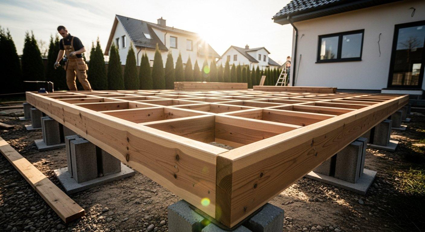 Taras na bloczkach betonowych czy słupach? Porównanie