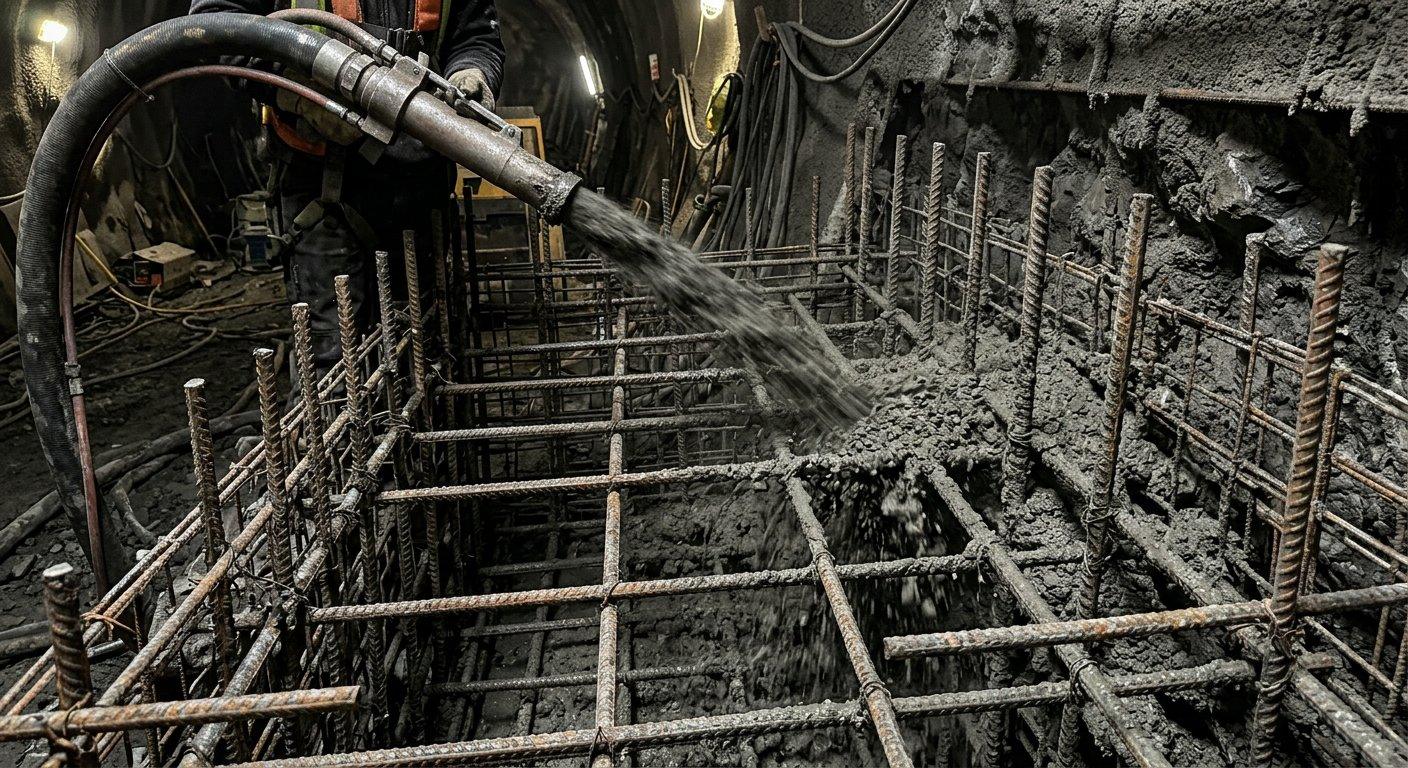 Beton natryskowy (torkret) – technologie i zastosowanie