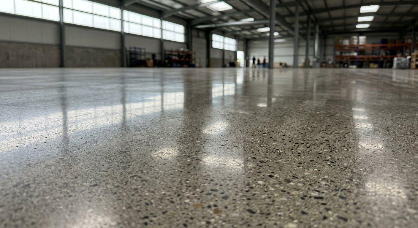 Beton polerowany – wykończenie posadzek przemysłowych