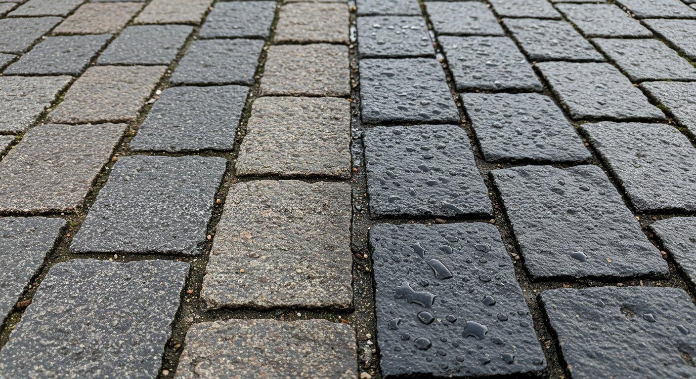 Impregnacja kostki brukowej – jak, czym i dlaczego warto zabezpieczyć podjazd przed brudem?